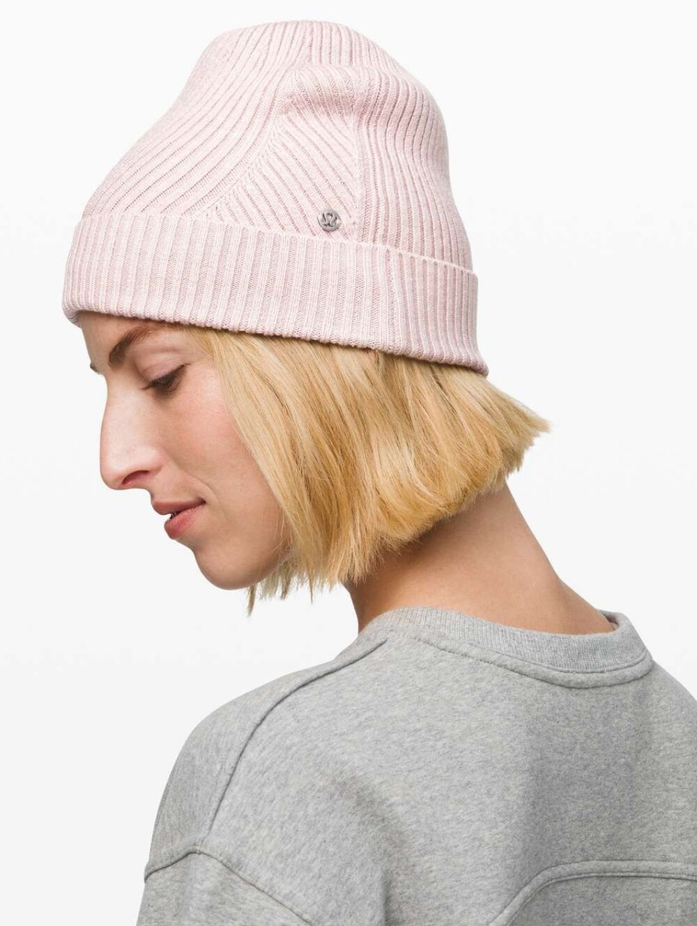 lululemon twist of cozy knit beanie Heathered Pink Bliss